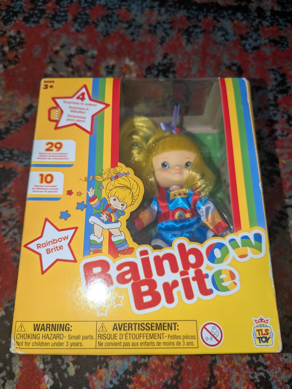 Rainbow Rainbow Brite Doll in Blue, Yellow & Red Outfit